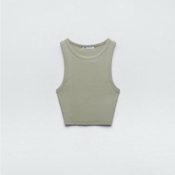 Zara Basic Rib Tank Top - Picture 2 of 5